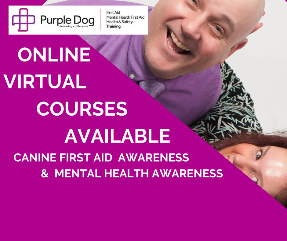 PurplDog's tweet photo. BORED? WANT TO LEARN A NEW SKILL? VISIT US AT https://t.co/qTwnw9urIv
#purpldog #firstaid #caninefirstaid #mentalhealth https://t.co/C2JC4fPmjk