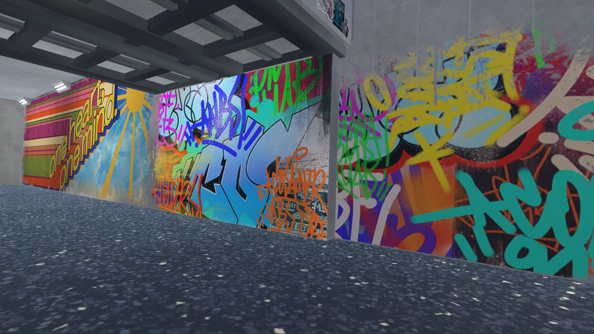 さわえみか Sawaemika かっこいいストリートアートはcosaさん Fraternity D W ストリートアートプロの方です そしてokada Hoooojicha カワイイ絵をありがとうーー 素敵なバーチャル原宿二なりました モスオジさまもベストな場所を用意して