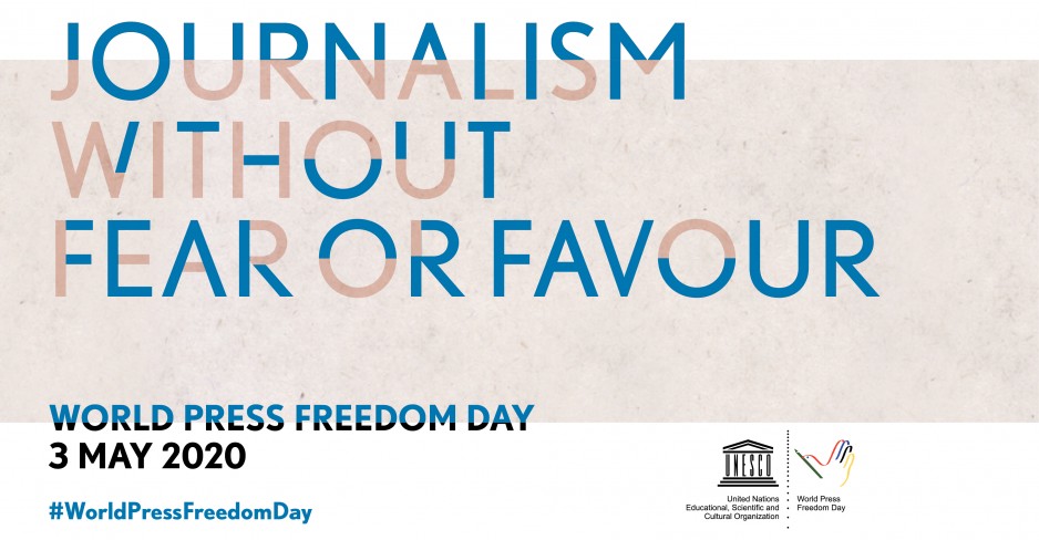 Vandaag is het WorldPressFreedomDay! Een diepe buiging naar alle journalisten die elke dag weer opnieuw de strijd aangaan om iedereen van de juiste informatie te voorzien ongeacht de risico's. #WorldPressFreeedomDay2020