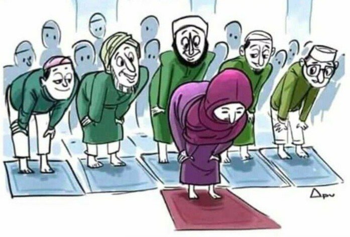 habibabakura's tweet photo. The reason why there is no woman imam https://t.co/eh3PzTxO9Q