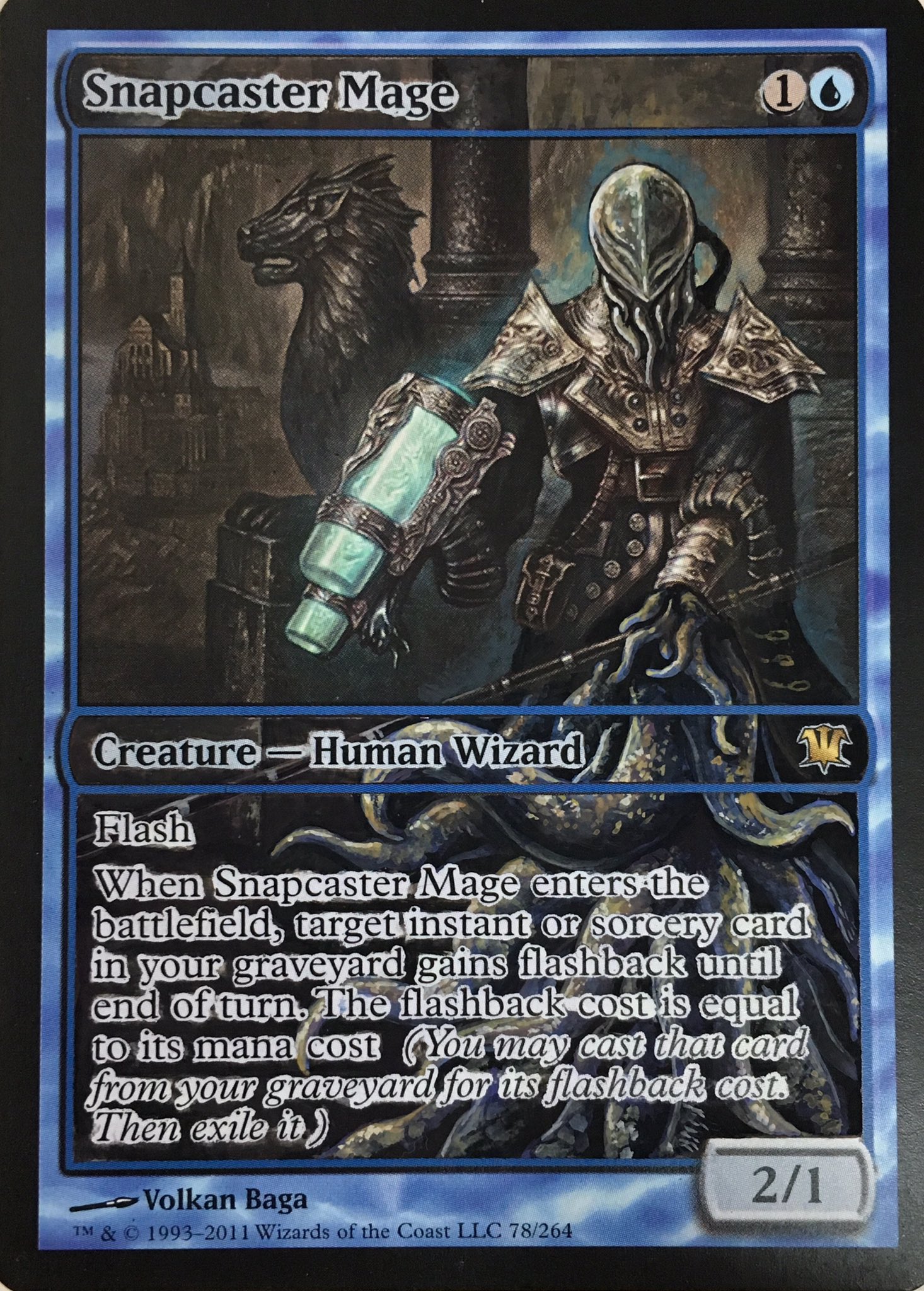 EX+](FOIL)(旧枠仕様)瞬唱の魔道士/Snapcaster Mage《英語》【INR】