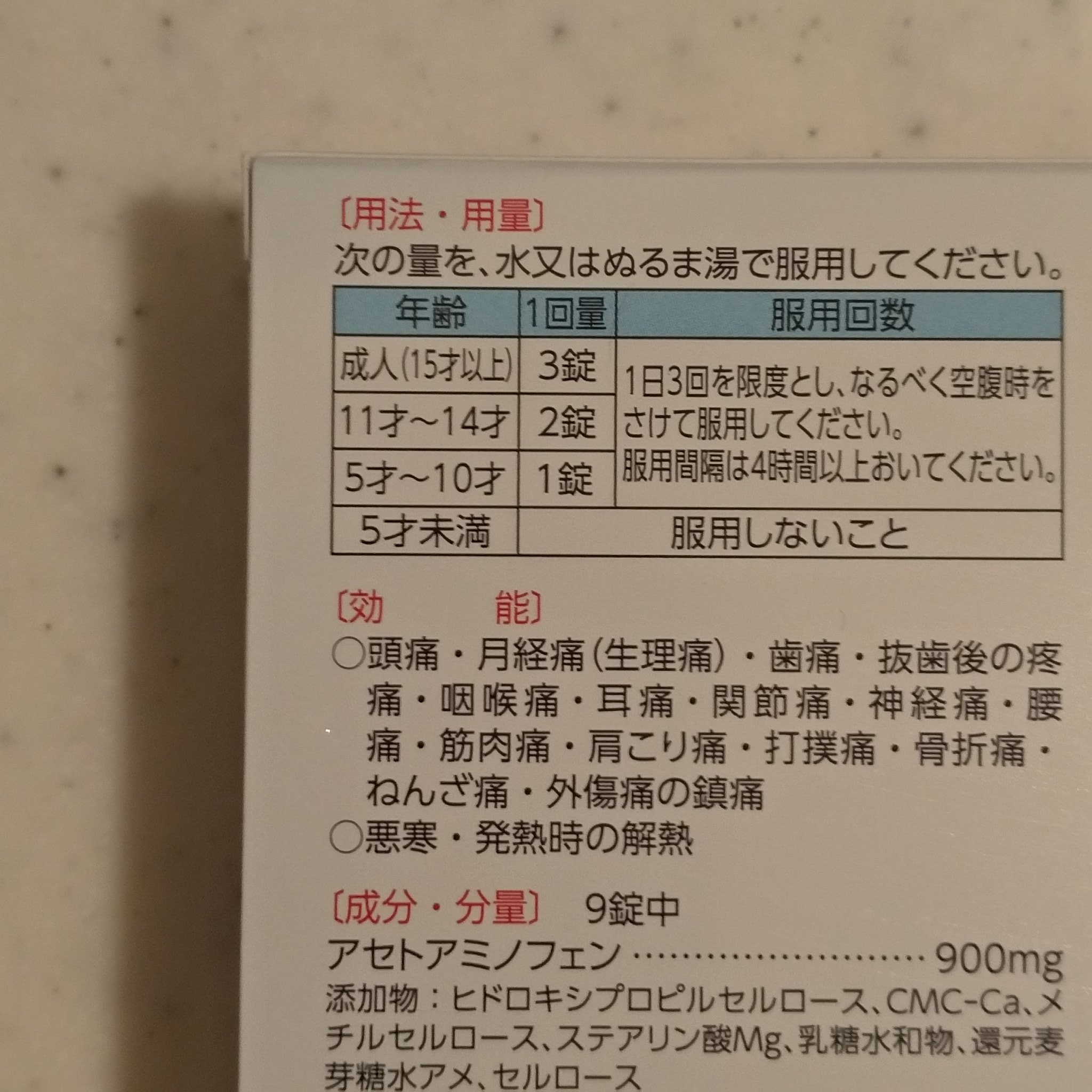 カロナール 0 大人 一 回 何 錠 カロナールを頭痛 生理痛に使う場合は何錠 子供の場合は