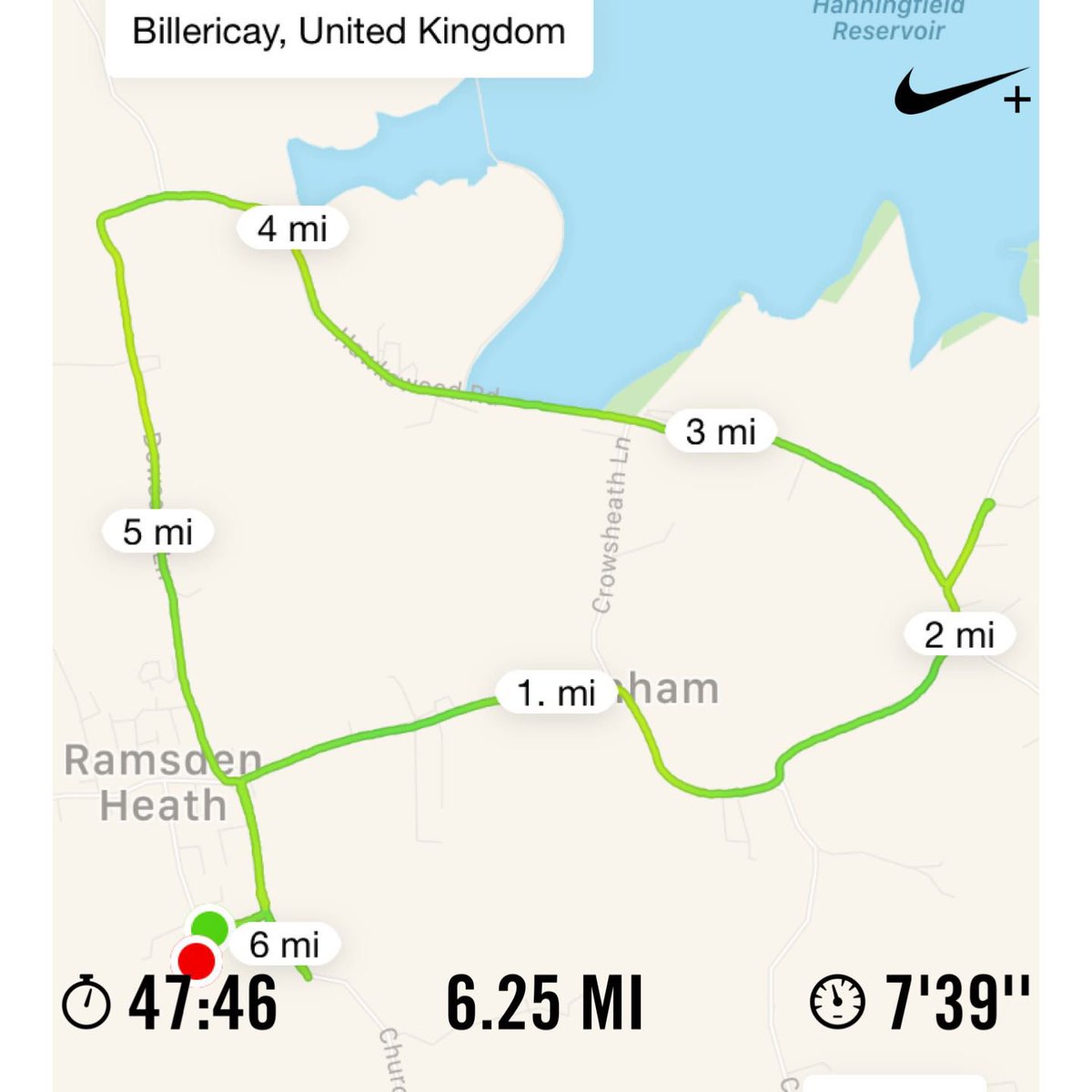 Alan_Maynard's tweet photo. Ran 6.25 miles with Nike⁠ Run Club #JustDoIt #ramsdenrunners https://t.co/F6ZTxfNjM0