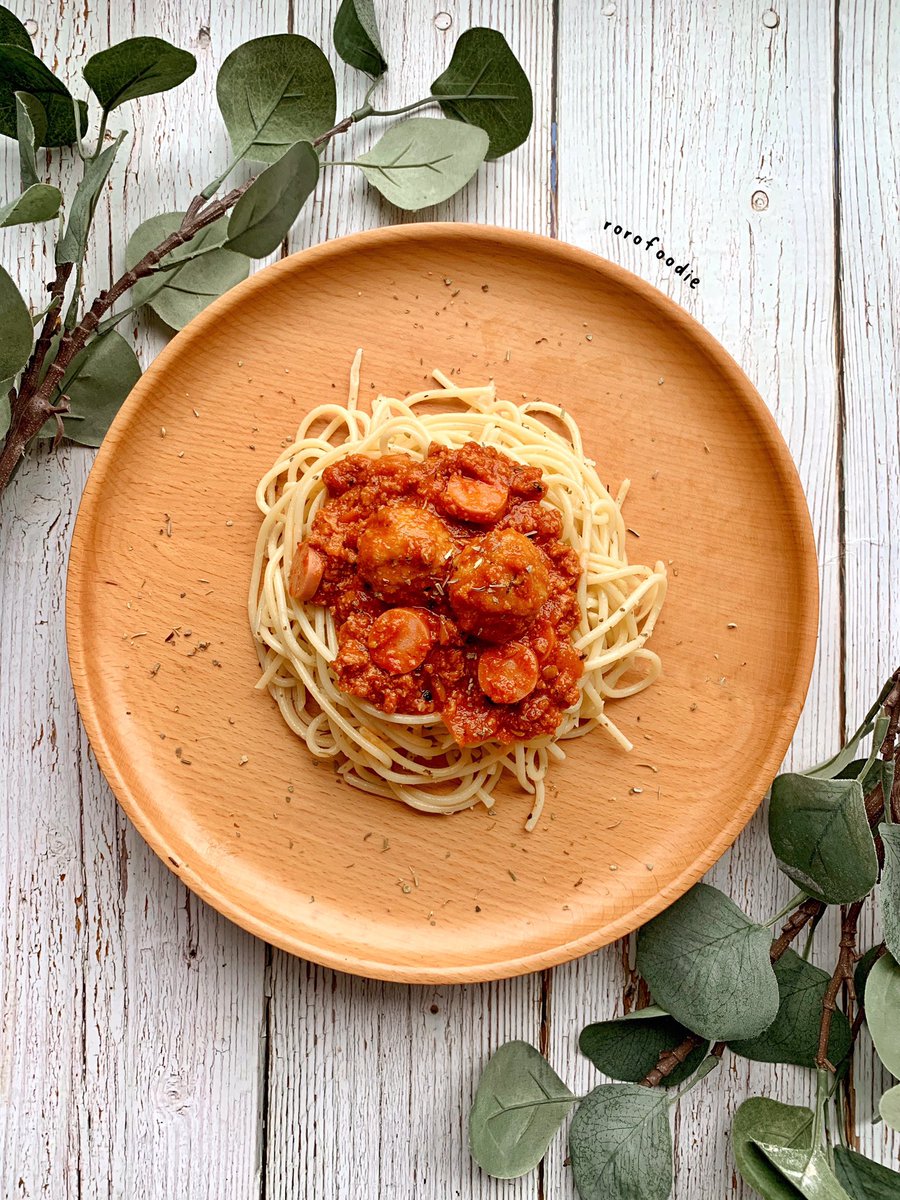 Spaghetti bolognese prego tu jee hari ni 