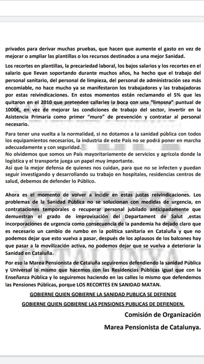 MareaNord's tweet photo. ❗Defendamos la Sanidad Pública  y Universal ❗
@MareaNord
@catalunya_marea https://t.co/U0lNaaoi3s