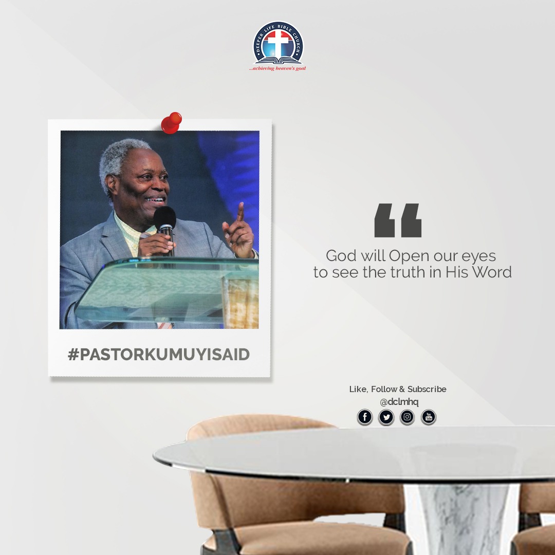 dclmhq's tweet photo. Topic: Divine Provision and Care for God's Faithful Flock
Text: 1Pet 5:1,10

1 The Purposeful Feeding of God's Precious Flock
2 The Promised Exaltation of Christ's Humble Followers 
3 The Priestly Care of Christ's Prayerful Friends

#OnlineServiceWithDLBC
#PastorKumuyiSaid https://t.co/TORLYOtDOQ