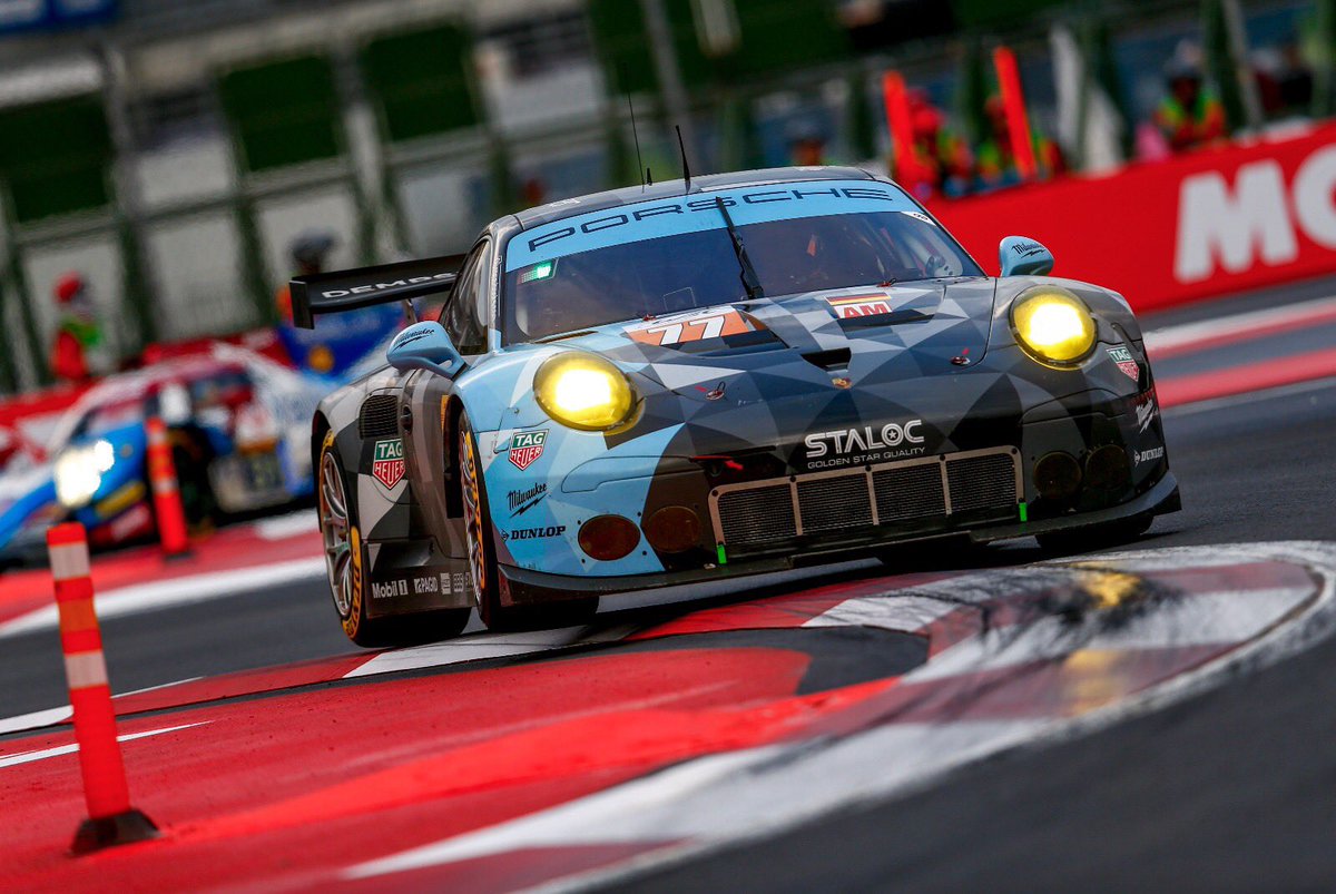 ProtonRacing's tweet photo. #WEC #Highlights - The @PatrickDempsey @ProtonRacing No 77 #911RSR on its way to GTE-Am victory at the 2017 #6HMexico. @FIAWEC @Porsche https://t.co/v2Bb4CfhiH