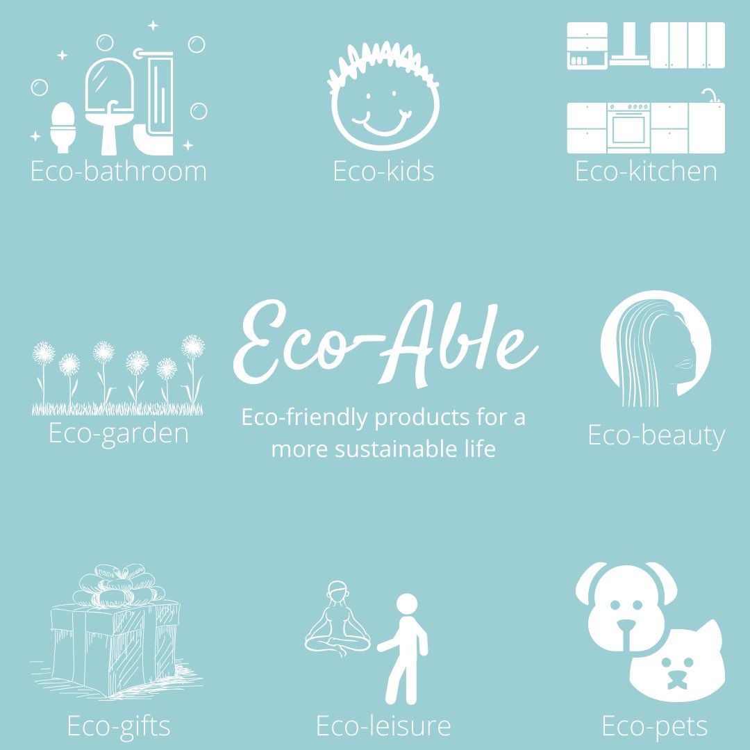 AbleEco's tweet photo. At Eco-Able our aim is simple; to help people cut down their consumption of single use products and to find plastic free alternatives where possible.
Reusable products, we feel, are a great solution to the waste generated by disposables.
#ecoable #ecofriendlyproducts https://t.co/9NxpweegfD