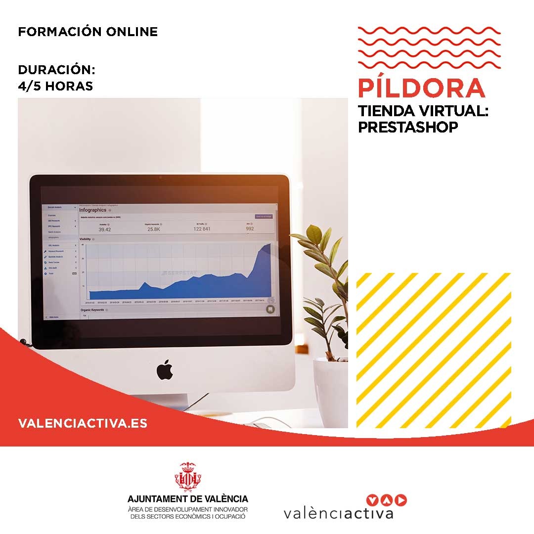 🌐💻🛍 ¿Quieres crear una tienda virtual de forma gratuita? ¡Apúntate a nuestro curso 'Tienda virtual: Prestashop' y hazlo realidad!

🖥 ¡¡¡💯% gratis y online!!!
📆 Realización: del 7 al 20 de mayo
✍ Inscríbete hasta el 4 de mayo 👉 bit.ly/3aVBb0t