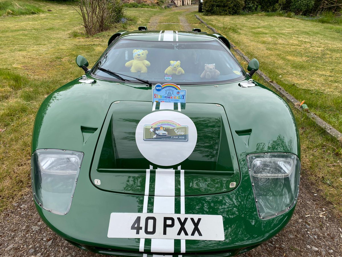 NedShannon1's tweet photo. Brilliant idea by @DragonflyRallyPlate, @classics4carers, @donington_hist All money raised going to those amazing heroes @NHS charities. Let's get every car and club involved @Sportingbears @Carfestevent @carsandcoffeeCH @aSUPERCARDRIVER @FIAWEC #classicsforcarers #stayhomerally https://t.co/3rkKC1FLzr