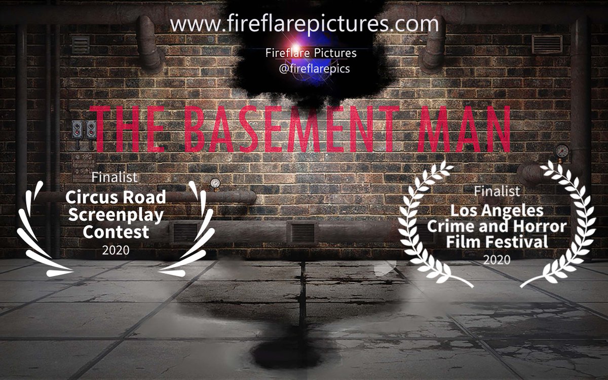 fireflarepics's tweet photo. It's good to share that our feature film horror project - The Basement Man -  was a finalist in the 2020 Los Angeles Crime and Horror Film Festival @LACrimeHorrorFF #film '#horror #screenplay #filmfinance #filmproduction https://t.co/Ju9Jxrqm0Z