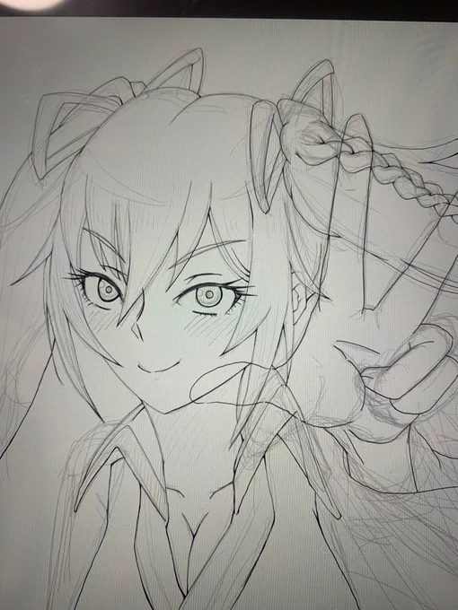 描いてはいるけど、生活習慣ぐちゃぐちゃで描く気起きない 