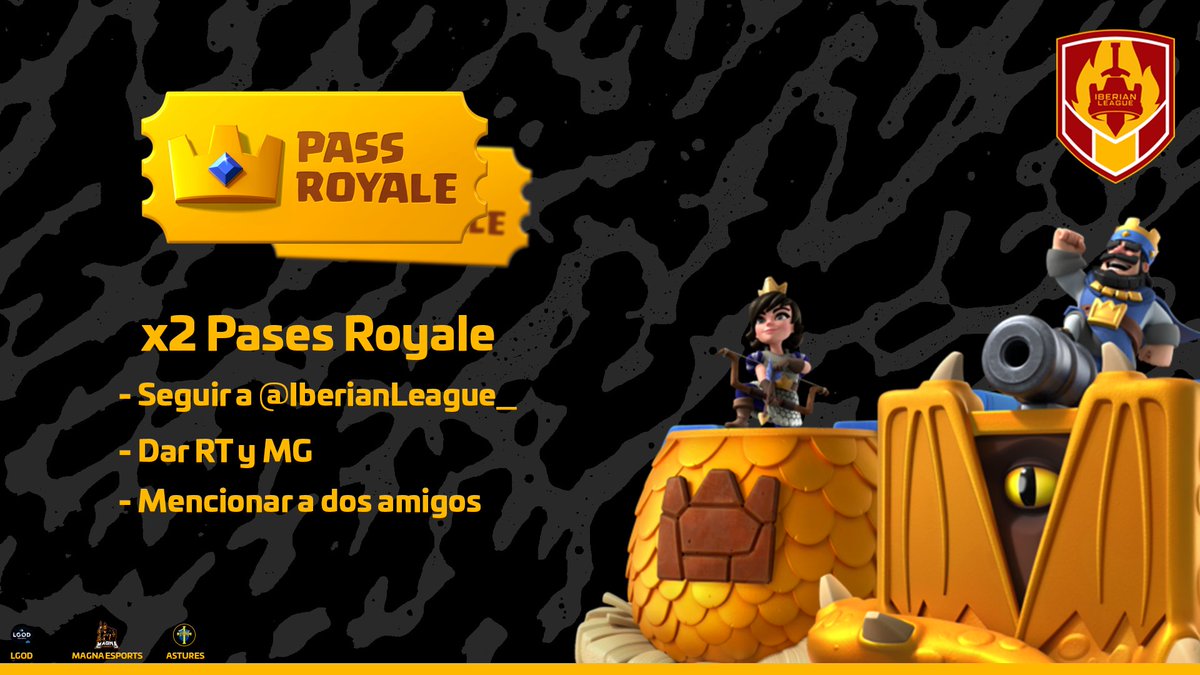 🎁𝗦𝗢𝗥𝗧𝗘𝗢🎁

🎟️𝘅𝟮 𝗣𝗮𝘀𝘀 𝗥𝗼𝘆𝗮𝗹𝗲🎟️

𝗥𝗲𝗾𝘂𝗶𝘀𝗶𝘁𝗼𝘀:

- Seguir a <a href="/IberianLeague_/">Iberian League</a>
- Dar 🔄 y ❤
- Mencionar a dos amigos👥

El sorteo finaliza el Jueves 7 de mayo, mucha suerte🍀