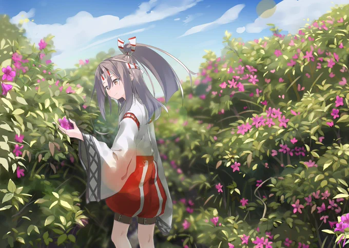 瑞鳳とツツジ 