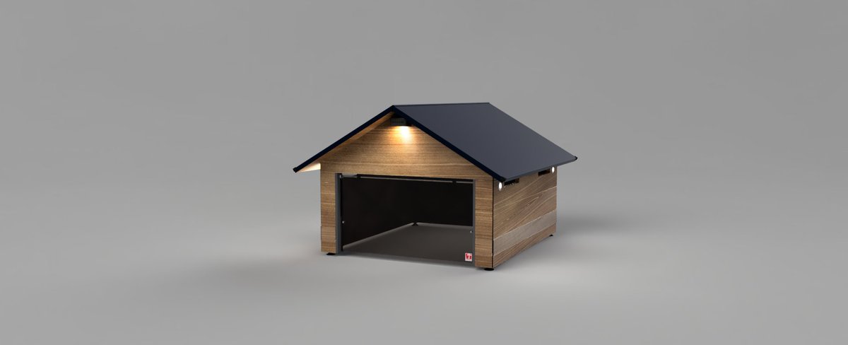 RoboHut's tweet image. bestell ab sofort Deine Garage in EICHE😍

#husqvarna #automower #Rasenmähroboter #gardena #mährobotergarage #garage #awd