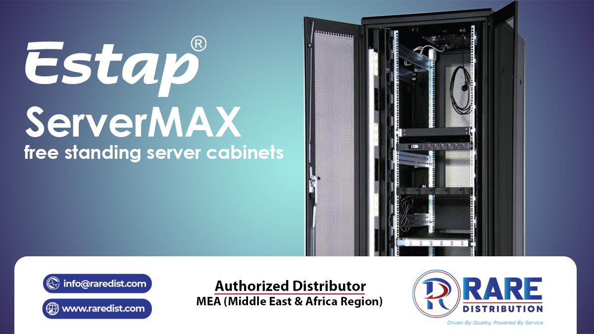 RareDist's tweet photo. Estap ServerMAX free standing server cabinets.
It provides more efficient cooling and more professional cabling.
@RareDist  @Estap_news 
#raredistribution #raredist #rare #omanprojects #kuwaitprojects #estap #servermax #datacabinets #servercabinets #serverracks #datacentre https://t.co/UrPOKm6knl
