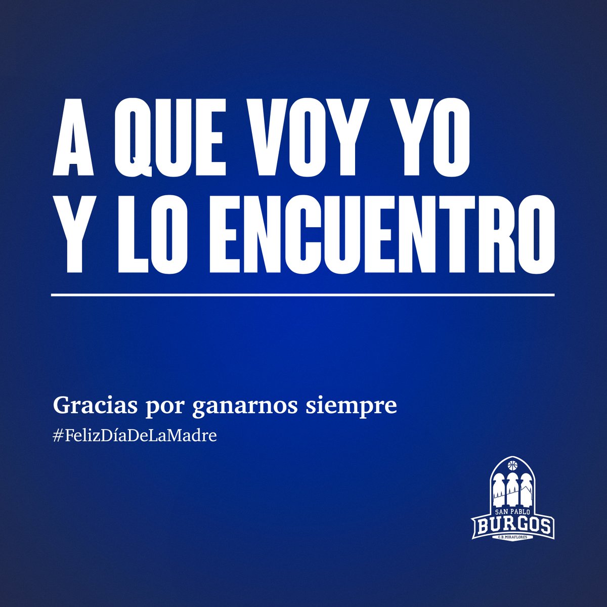 SanPabloBurgos's tweet photo. Cada calcetín desaparecido antes de una pachanga.
Cada vez que el mando de la tele se iba de visitante con el San Pablo.
Cada fin de semana que la bufanda no quería acompañarnos al Coliseum. 
No hay derrota más dulce. Gracias por ganarnos siempre.
#FelizDíaDeLaMadre https://t.co/jfLfk7I822