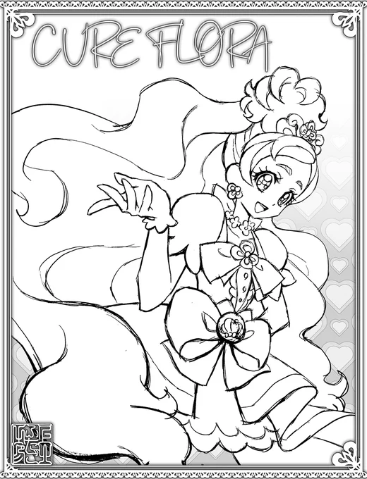 ❇️GW企画「#ぬり絵」マラソン❇️
Goプリ♪?#おうち時間?ごきげんよう♪
#プリキュア #precure 