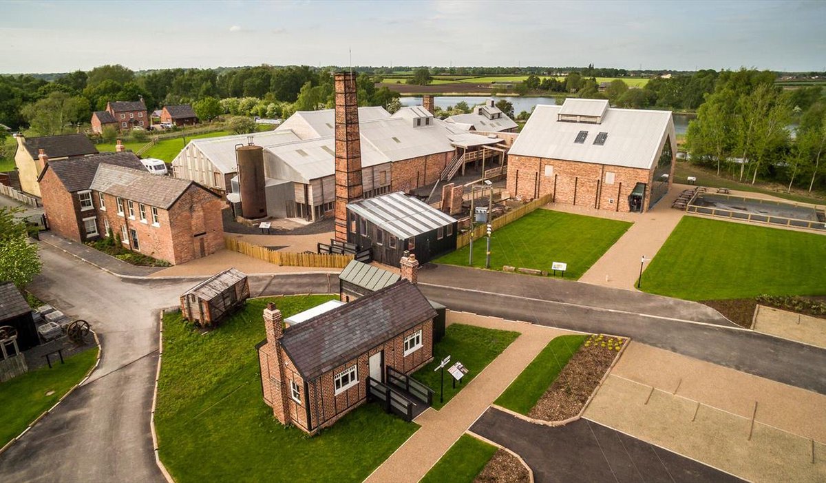 2.12/ Lion Salt Works. 19thC open pan salt works. Closed in 1986. Now owned by the local authority after a major restoration the site is open as an award winning heritage attraction.