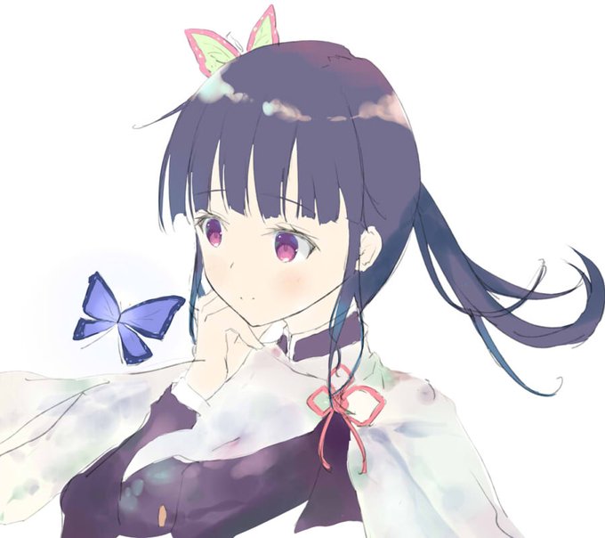 4yneNemさんがTwitterに投稿した栗花落カナヲ(鬼滅の刃)のイラスト。