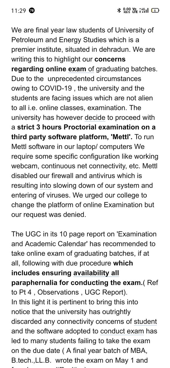 sameepjain290's tweet photo. Being a Student We did all efforts to approach the college and sought relief but the issues were not resolved by them. Now we are left with the option to approach the @ugc_india @HRDMinistry @DrRPNishank @tsrawatbjp Kindly look into our concern. 
#UPESDOESNTCARE https://t.co/tw25CXYNnH