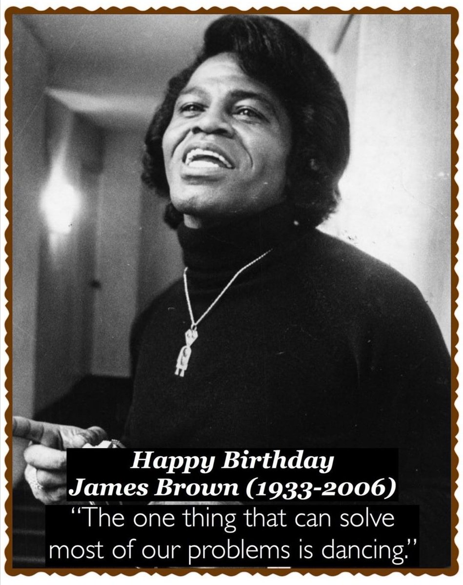 be_dubl's tweet photo. Happy Birthday Mr. Brown 🎂🎉 #jamesbrown #Godfather #godfatheroffunk #Inspiration #HappyBirthday #tweet https://t.co/ftnsd68P57