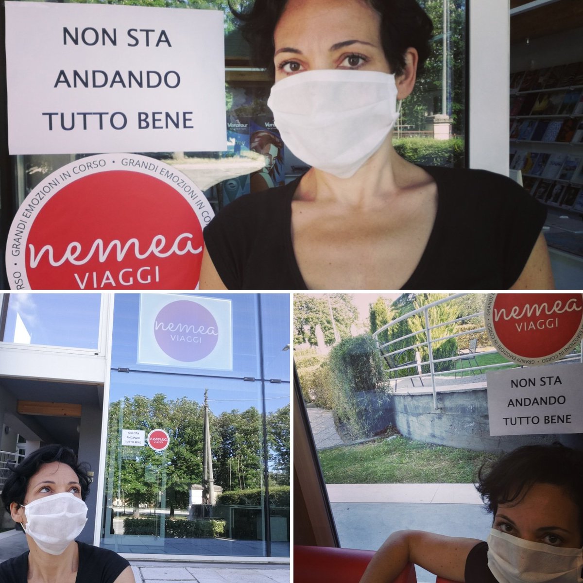 nemeaviaggi's tweet photo. ‼️LAVORARE SUBITO, CON IL SOSTEGNO DELLO STATO‼️
#nonstandandotuttobene 🧐
Le Agenzie di Viaggio aderiscono alla protesta civile delle attività commerciali di ogni categoria di #VERONA e provincia del 03.05.2020. @zaiapresidente @GiuseppeConteIT #ilturismosostienelitalia https://t.co/3bXAKkBzmD