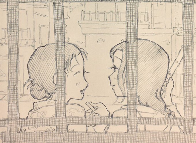 らくがきです
この世界の片隅にのすずさんとリンさん 