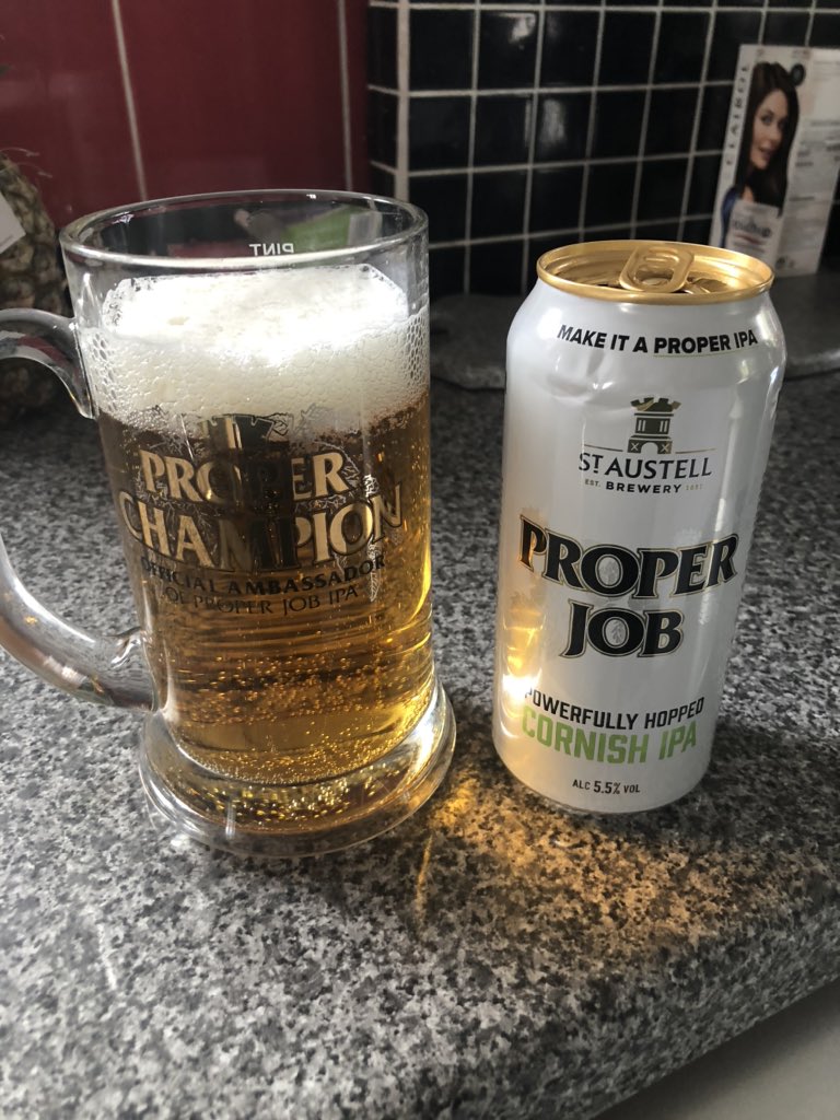 k30beer's tweet photo. I’m celebrating the release of my favourite Cornish IPA in 440ml cans exclusively at Tesco - Tasting better than ever, easy to fit in the fridge &amp; in 100% recyclable packaging. Cheers everyone! #ProperCans #TinnedinCornwall #MakeItAProperIPA @properjobale https://t.co/wplXg3xNFm