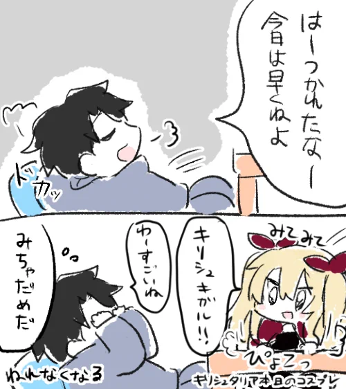 キリシュタリア本日のコスプレ 