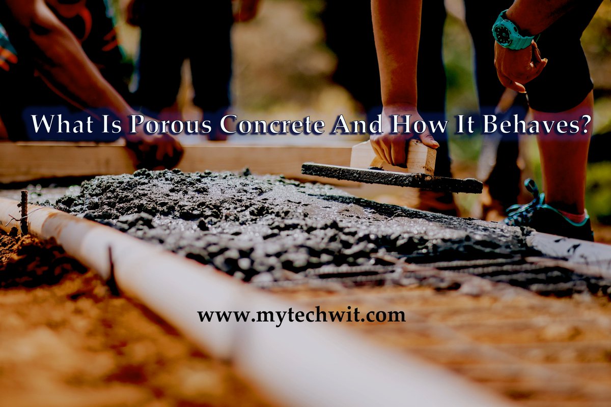 mytechwit's tweet image. This time we will talk about technology in civil engineering, porous concrete. It is a clever, environmentally friendly solution to replace conventional impervious concretes we used for generations. Read more about it at the link below.

mytechwit.com/all-about-poro…