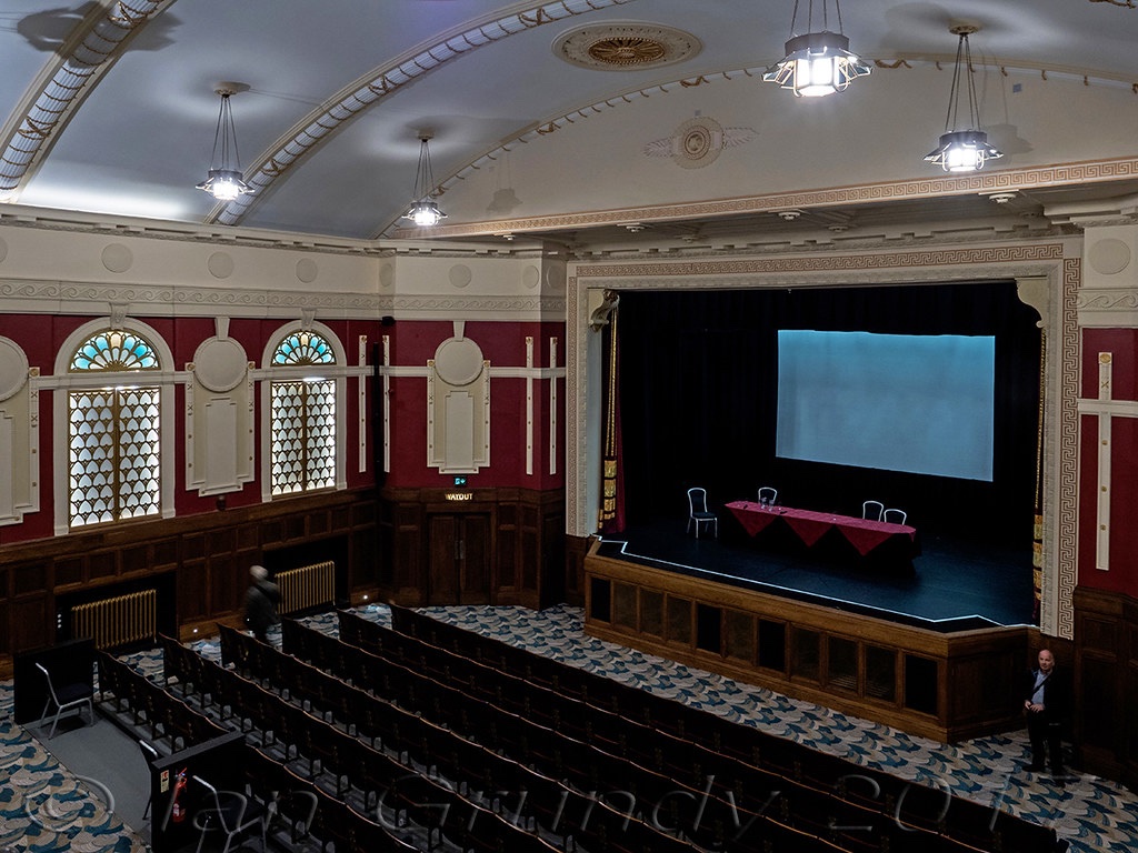 2.14/ Celynen Workingmen’s Institute and Memorial Hall. Early 1900s complex of buildings paid for by miners subscription. Unsustainable after miners strike, council looked to replace it with a carpark. Campaign begun to save it. Now restored as an arts and entertainment venue.