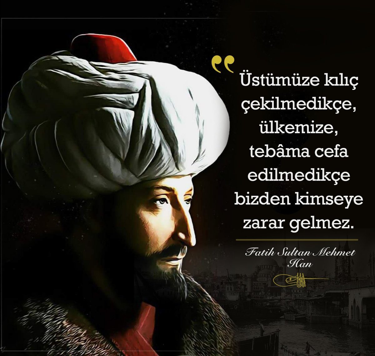 21 yaşında İstanbul'u fetheden,
Çağ açıp çağ kapatan, 
Osmanlı'yı Cihan İmparatorluğu yapan, 
Şarkın ve Garbın büyük hükümdarı #FatihSultanMehmetHan’ı vefatının 539. yılında
 saygı ve rahmetle anıyoruz.