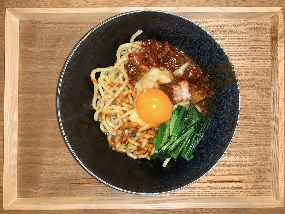 tn_gch's tweet photo. ようやく宅配してもらった狼煙作って食べた🤤
キャベツはほうれん草で代用

あと4食あるからなんかアレンジしてもいいかも…？ https://t.co/kLpsqP6rIt