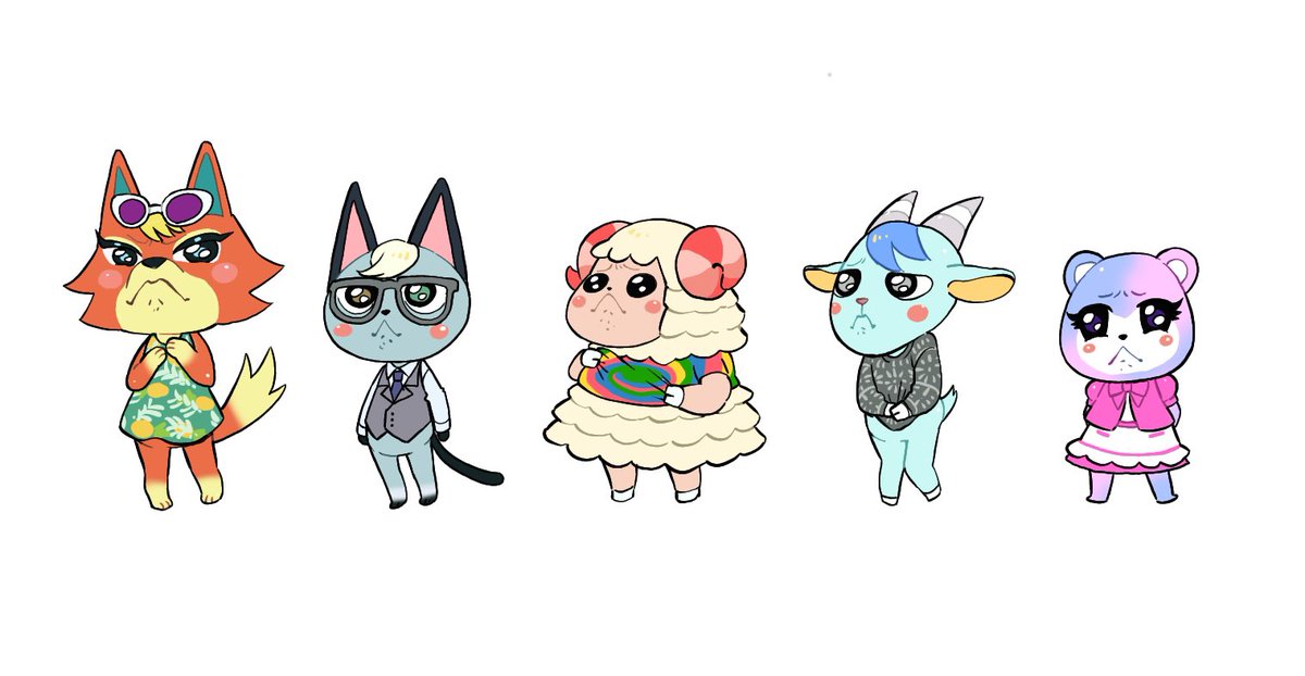 「ぴえん
#あつ森 」|RISのイラスト