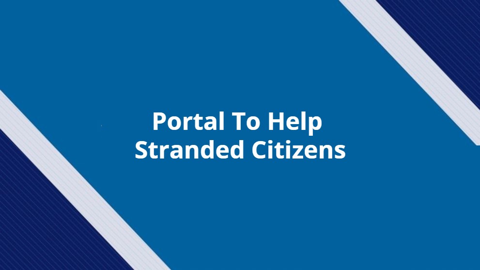 travelobiz's tweet photo. Govt to launch portal to help stranded citizens return home.
#Coronavirus #COVID19 #InterstateTravel #OnlinePortal #Stranded #StrandedCitizens #Tourists https://t.co/Niz11PHw2D https://t.co/Cf61YGZ5gk