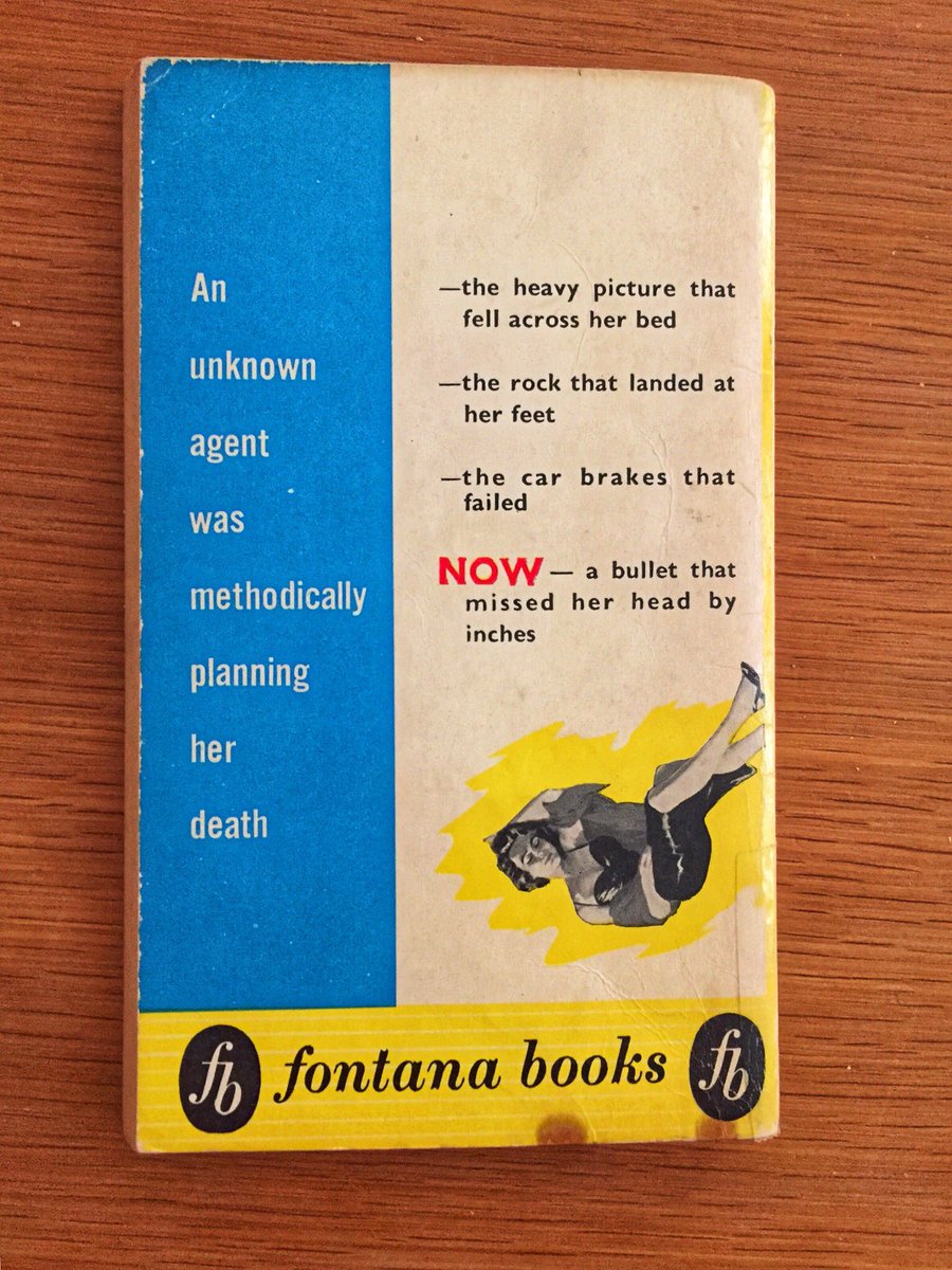 As i am a huge  #AgathaChristie fan and have many gloriously gaudy 50s and 60s copies of her books, i’m going to post up a book cover every now and then for a bit of fun. 1961 Peril at End House