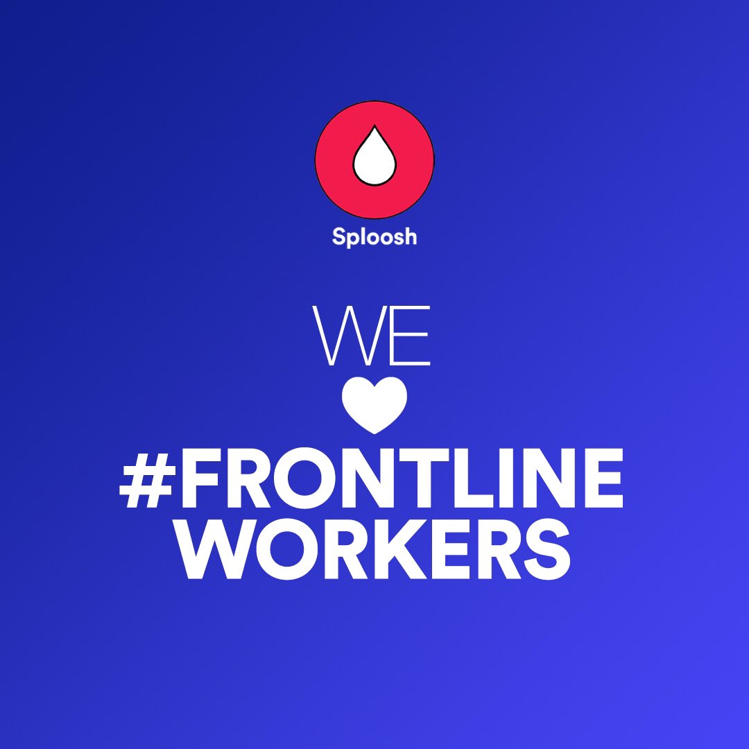SplooshEU's tweet photo. Are you are #frontlinehero - Email us on hello@sploosh.eu from your official work email address and we’ll send you a #discount code for 20% off everything at https://t.co/54Ht7jE4DC! https://t.co/Ic4rRZZsCi