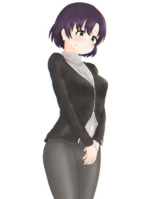 不幸にもスカートを履き忘れたことに気づいた白菊ほたる 