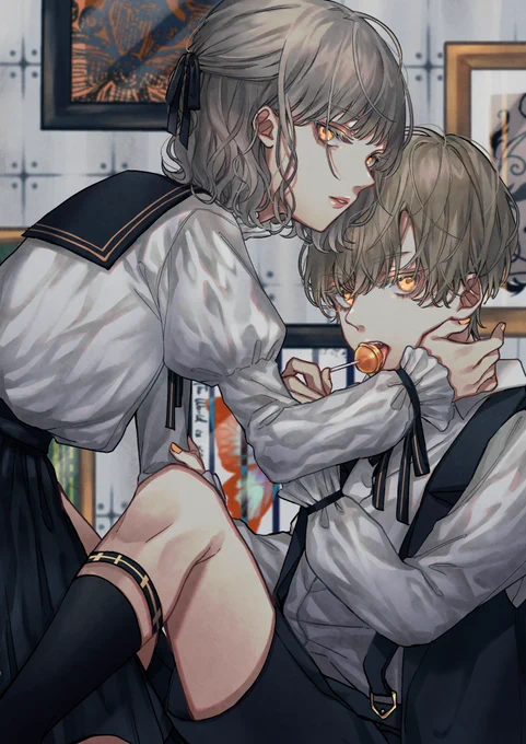 #絵描き繋がれ 
少し前に相互さんお2人からバトン貰ったので〜!

創作・版権雑多に色々描きます。
顔がいい絵が好き! 