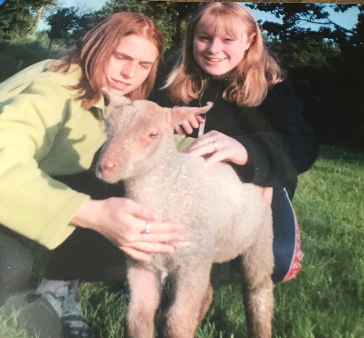 shazkee's tweet photo. When your mum digs out a a really old photo of you and @MichelleKeeley2 with your kind of adopted lamb Tezzi! ๐!
Think itโs safe to say we probably blossomed a bit with age! Well actually @MichelleKeeley2 you donโt look too bad here! I look hilarious! ๐คฃ #Tezzi ๐ https://t.co/c5HKEJZg21