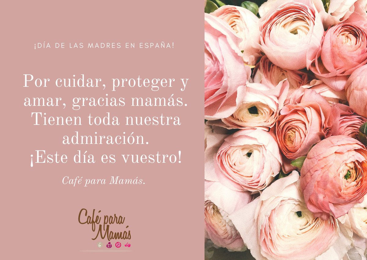 Feliz día a nuestras queridas mamás en #España. 🇪🇦💐