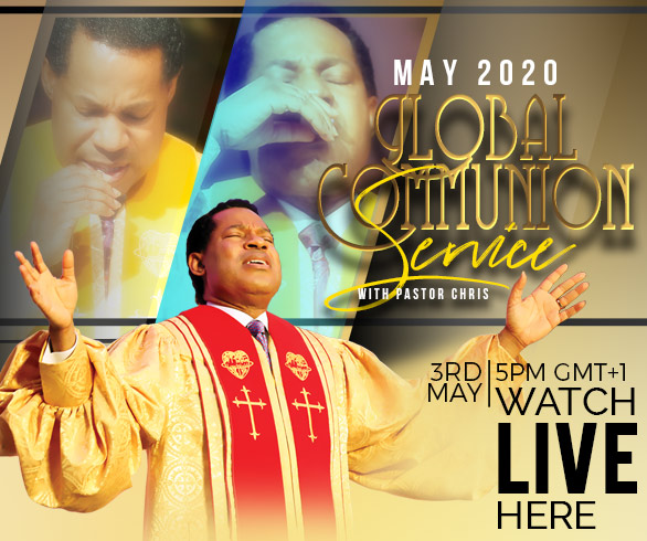 LoveWorldEvents's tweet photo. Don't miss a special time with the Holy Ghost, Pastor Chris will be waiting for you! Today is the May Global Communion Service with Pastor Chris Oyakhilome and all the LoveWorld Believers. Are you ready to watch it? #IStandWithPastorChris https://t.co/bGm6l3VHRe