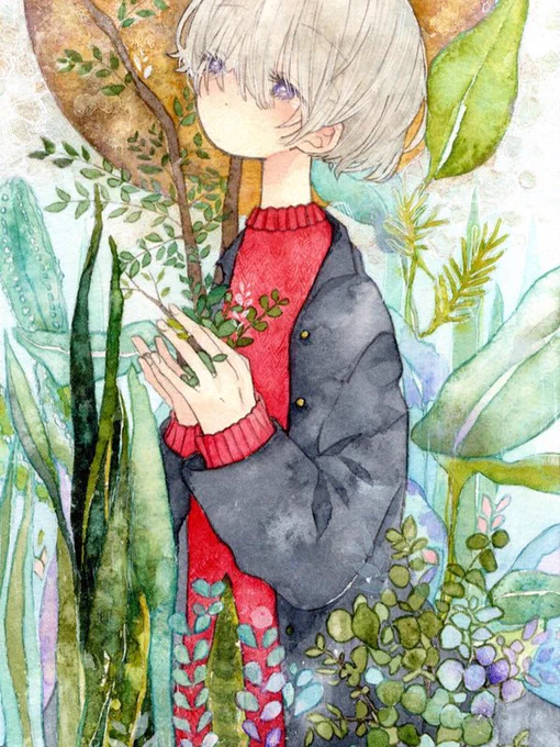 #あつまれ水彩絵描きの街
白髪のキャラクターを好みます☺️ 