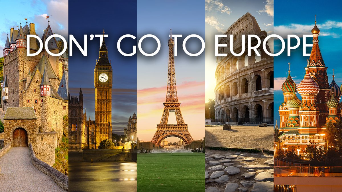 GlobeTolter's tweet photo. Ne voyagez pas en Europe... Pour l'instant.
https://t.co/Vhdzvm5v7s
@KaizenMag @Novethic @SayYess @Socialter @WeDemain @EFFICYCLE_fr @ID_LinfoDurable @PositivePlanet_ @Actuenviro @genefutures @USBEKetRICA
#trainbrag #staygrounded #tourismelocal https://t.co/AsLjM2vcGi