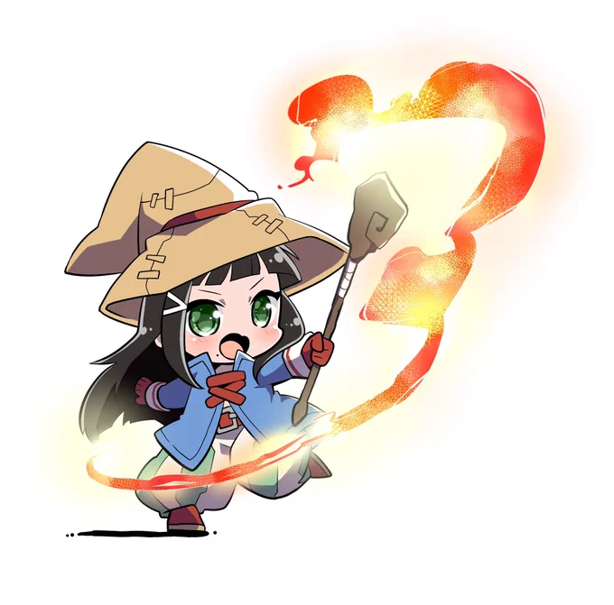 ?黒魔道士と白魔道士? 