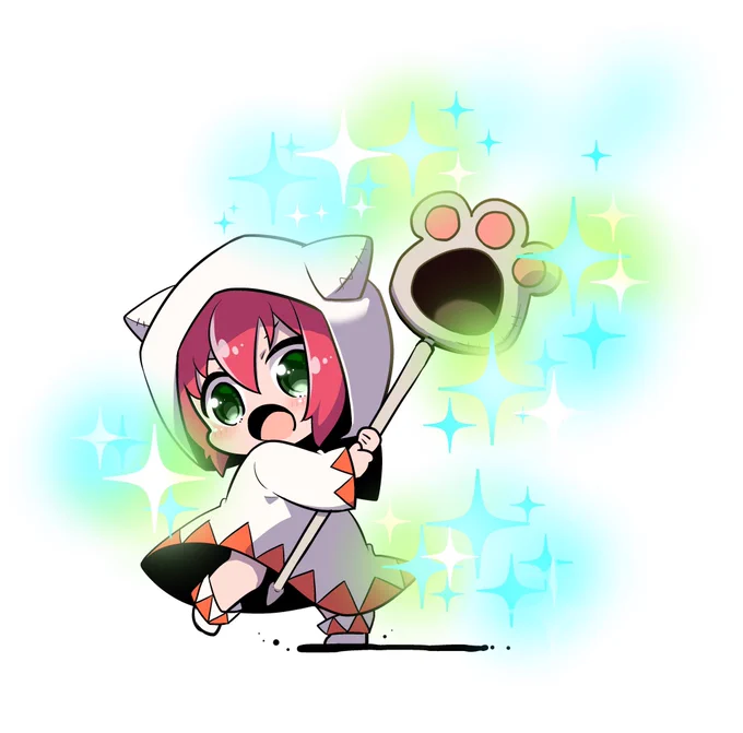 ?黒魔道士と白魔道士? 