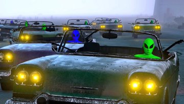 乱心のrockstar とうとう Gtaオンライン でエイリアンスーツを無料配布 35万ドルのコスチュームをまとい 鈍器を片手に宇宙戦争 Automaton