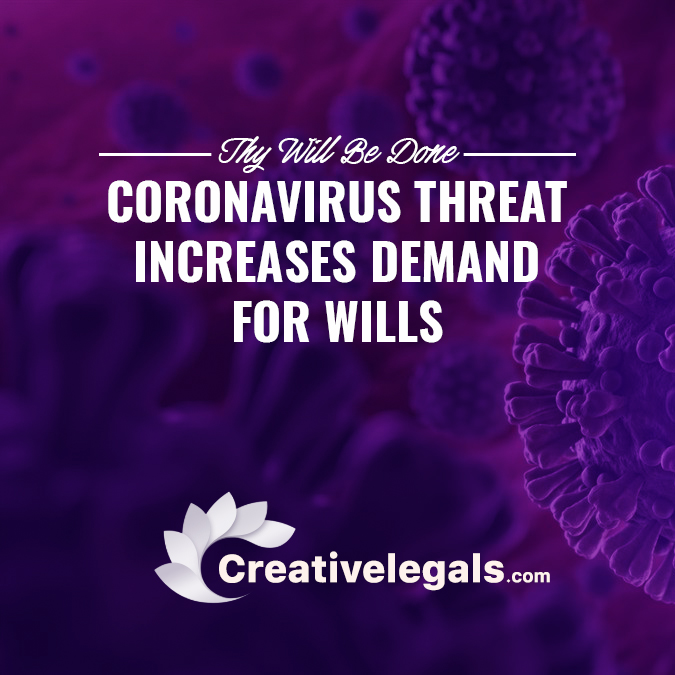 Creativelegals2's tweet photo. Coronavirus Threat Increases Demand For Wills
It’s not a knee-jerk reaction, it’s a very real concern that you are far from alone in sharing. The figures on the UK government’s website reflects this reality. https://t.co/SX9RQGpJpl #ThyWillBeDone #CreativeLegals #EstatePlanning https://t.co/wL4Y8gJnbj