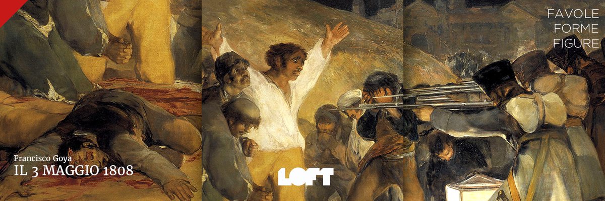 TvLoftOfficial's tweet photo. 'Il #3maggio 1808' è il titolo di una delle opere più drammatiche mai realizzate. Francisco Goya raffigura la resistenza delle truppe spagnole all'armata francese. @tomasomontanari ci racconta questa storia nella serie #FavoleFormeFigure 👉https://t.co/6l2yKA1k5N https://t.co/JUBPUtPvdX
